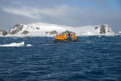19A We Boarded The Zodiac And Toured Around The Icebergs And Islands Near Aitcho Barrientos Island In South Shetland Islands On Quark Expeditions Antarctica Cruise